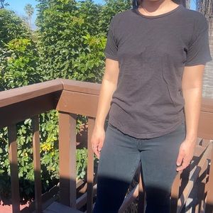Madewell classic black tee